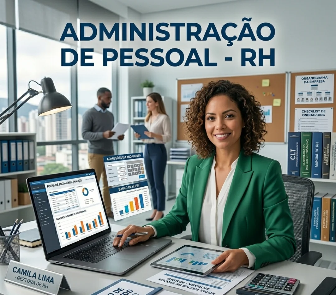 Imagem ilustrativa do serviço de administração de pessoal e RH